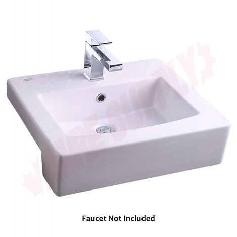 Photo 1 of 0342001.020 : American Standard Boxe Semi-Countertop Sink, Center Hole, White