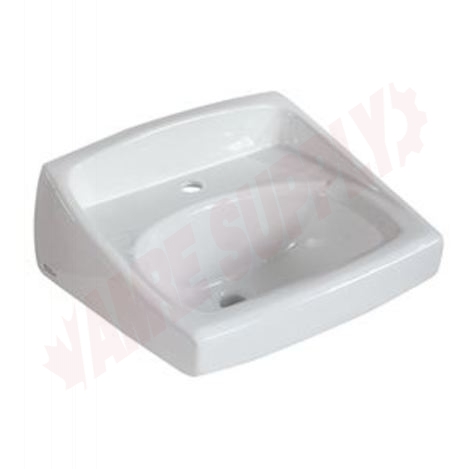 Photo 1 of 0356421.020 : American Standard Lucerne Wall-Mount Bathroom Sink with Wall Hanger, Center Hole, White