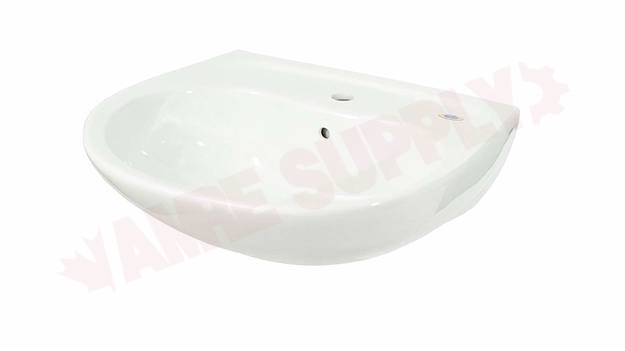Photo 1 of LT241G#01 : Toto Supreme Wall-Mount Bathroom Sink, Center Hole, Cotton White