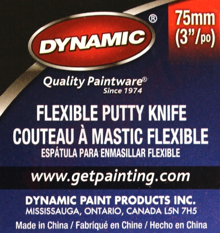 Photo 5 of DYN10322 : Dynamic Flexible Putty Knife, Carbon Steel, 3
