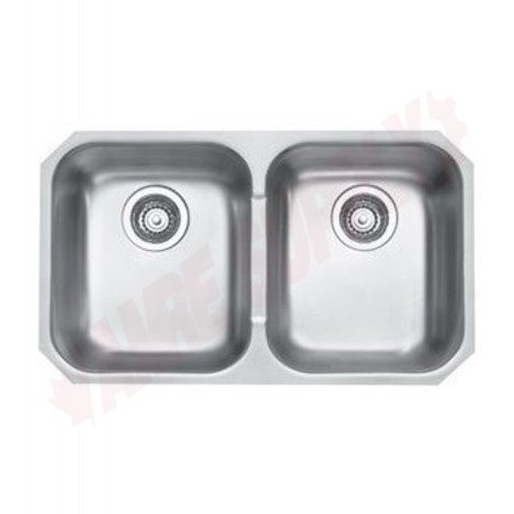 Photo 1 of 401022 : Blanco Horizon U 2 Undermount Kitchen Sink, 2 Bowls, Stainless Steel