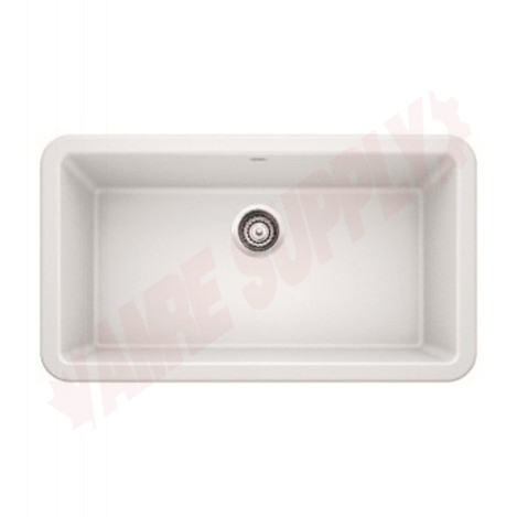 Photo 1 of 401876 : Blanco Ikon 33 Apron Kitchen Sink, 1 Bowl, Granite, White