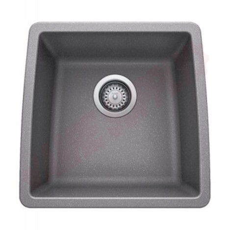 Photo 1 of 401845 : Blanco Performa U Undermount Kitchen Sink, 1 Bowl, Granite, Metallic Gray