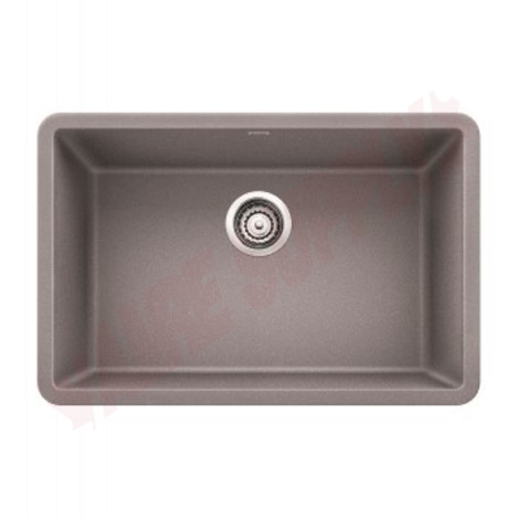 Photo 1 of 401892 : Blanco Precis U Single 27 Undermount Kitchen Sink, 1 Bowl, Granite, Metallic Gray