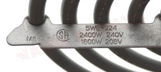 Photo 8 of WG02F05392 : GE WG02F05392 Range Coil Surface Element, Spade Ends, 8, 2400W   