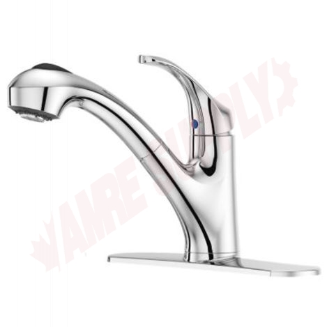 Photo 1 of F-WKP-701C : Pfister Shelton Pull-Out Kitchen Faucet, Chrome 