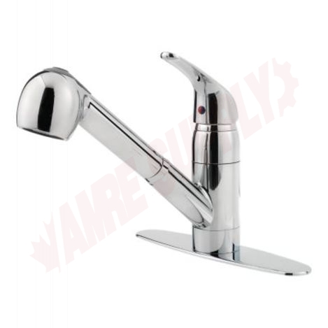 Photo 1 of G133-10CC : Pfister Pfirst Pull-Out Kitchen Faucet, Chrome