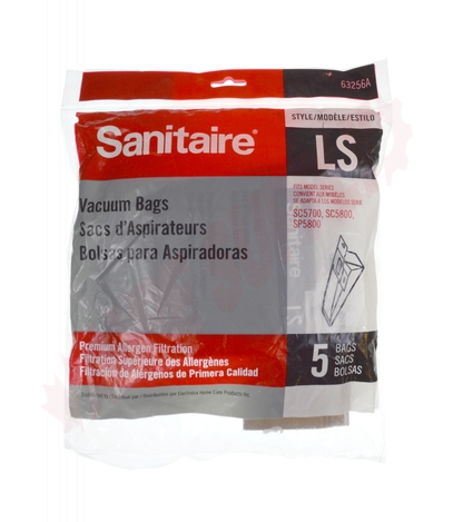 Photo 3 of 63256A : Sanitaire Upright Vacuum Bag, 5 Pack