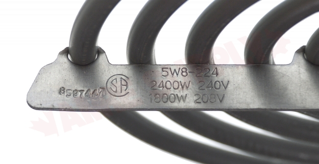 Photo 7 of 38-824 : Alltemp Universal 38-824 Range Coil Surface Element, Pigtail Ends, 8, 2400W         