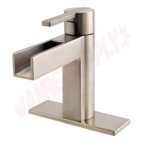 Photo 2 of LF-042-VGKK : Pfister Vega Single Handle Bathroom Faucet, Brushed Nickel