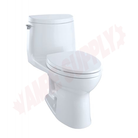 Photo 1 of MS604114CUFG#01 : Toto UltraMax II 1G One-Piece Elongated Toilet, Cotton White, with Seat