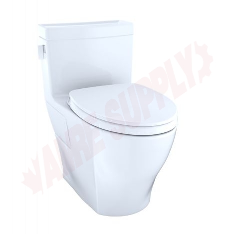Photo 1 of MS624124CEFG#01 : Toto Legato One-Piece Elongated Toilet, Cotton White, with Seat