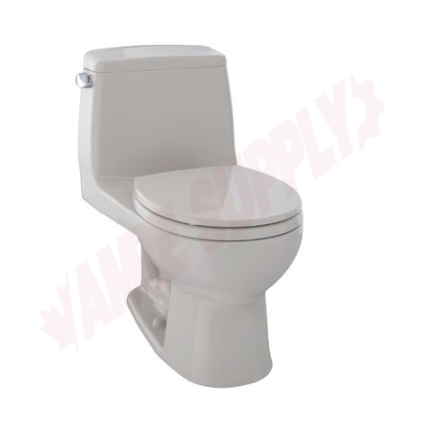 Photo 1 of MS853113E#12 : Toto Eco UltraMax One-Piece Round Toilet, Beige, with Seat