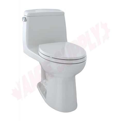 Photo 1 of MS854114E#11 : Toto Eco UltraMax One-Piece Elongated Toilet, Colonial White, with Seat