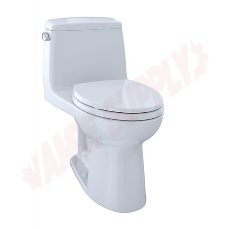 Photo 1 of MS854114EG#01 : Toto Eco UltraMax One-Piece Elongated Toilet, Cotton White, with Seat