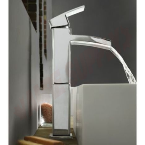 Photo 2 of LG40-DF0C : Pfister Kenzo Single Handle Vessel Bathroom Faucet, Chrome