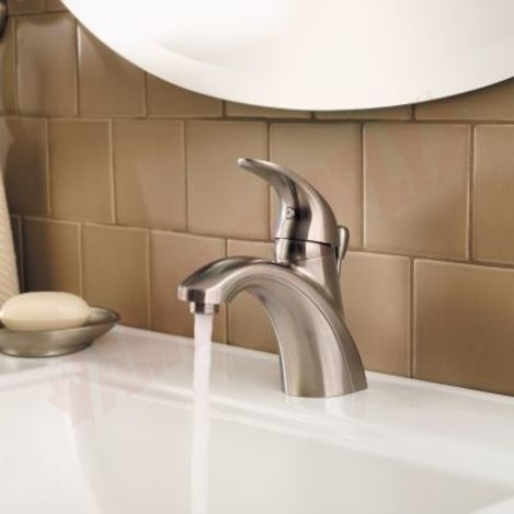 Photo 2 of LG42-AMCK : Pfister Parisa Single Handle Bathroom Faucet, Brushed Nickel