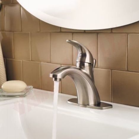 Photo 3 of LG42-AMCK : Pfister Parisa Single Handle Bathroom Faucet, Brushed Nickel