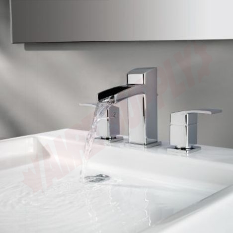 Photo 3 of LG49-DF0C : Pfister Kenzo 8 Widespread Bathroom Faucet, Chrome