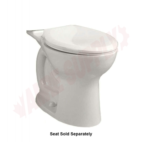 Photo 1 of 3517F101.020 : American Standard Cadet PRO Compact Right Height Elongated Bowl, White, 16-1/2, No Seat