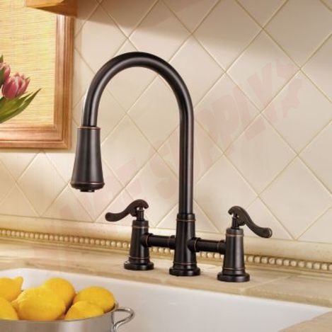Photo 2 of LG531-YPY : Pfister Ashfield Pull-Down Kitchen Faucet, Tuscan Bronze 