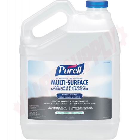 Photo 1 of 4345-04 : Purell Professional Multi-Surface Sanitizer & Disinfectant, 3.78L