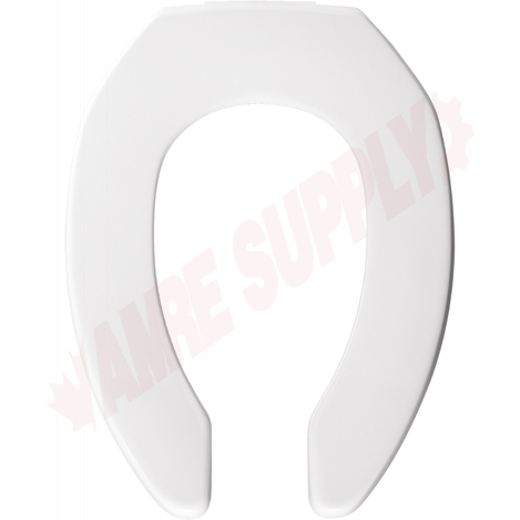 Photo 1 of 2L2155T-000 : Bemis Medic-Aid Toilet Seat, Elongated, Open Front, White, No Cover