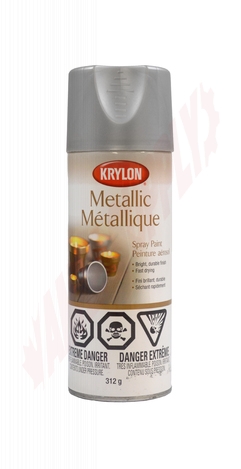 Photo 1 of 41403 : Krylon Metallic Spray Paint, Dull Aluminum