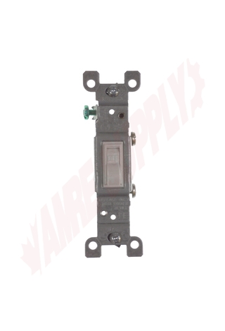 Photo 2 of 2651-2W : Leviton Copper/Aluminum Toggle Wall Light Switch, 15A, 120V, White