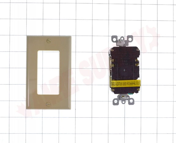 Photo 6 of GFNT1-I : Leviton SmartlockPro Self-Test Ground Fault Current Interrupter (GFCI), 15A, Lit, Ivory