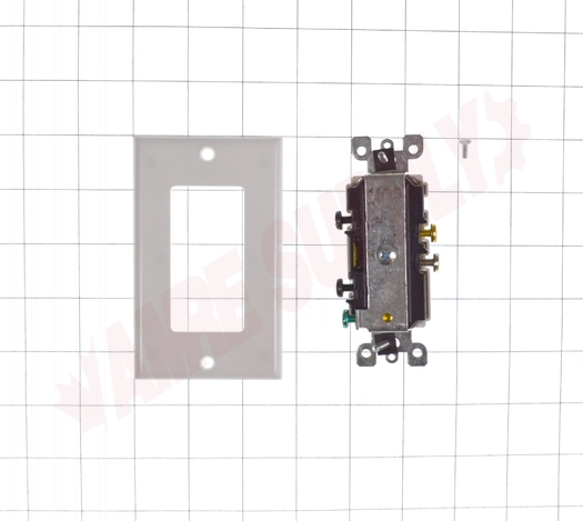 Photo 7 of 5625-W : Leviton Decora Combo Switch & Receptacle, 15A,120V, White