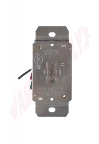 Photo 2 of 6693 : Leviton Lighted Toggle Dimmer, Single Pole & 3-Way, Clear