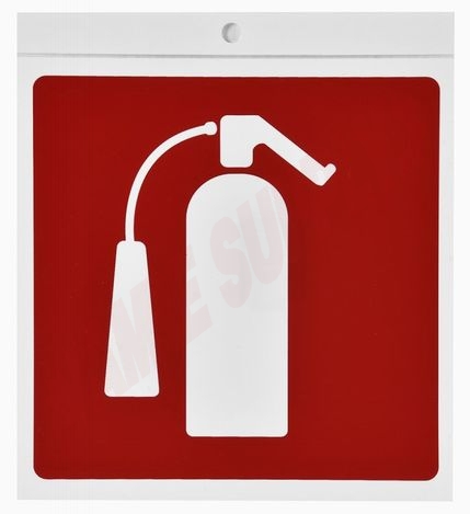 Photo 1 of 1183184 : Klassen Plastic Fire Extinguisher Symbol Sign, 5-1/2 x 5-1/2