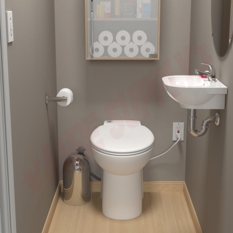 Photo 2 of 023 : Saniflo Sanicompact Macerating Tankless Dual-Flush Toilet
