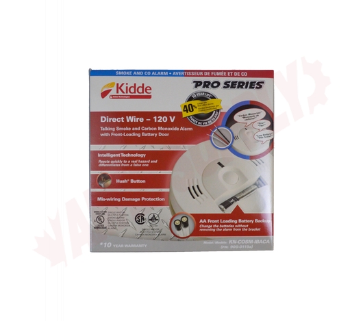 Photo 3 of 900-0119 : Kidde 120V Hardwire Ionization Talking Smoke & Carbon Monoxide Alarm, With Battery Backup