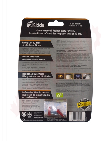 Photo 8 of C3010-CA : Kidde 10-Year Battery Operated Carbon Monoxide Alarm