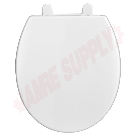Photo 1 of 5025B65G.020 : American Standard Telescoping Luxury Slow Close Toilet Seat, Round, Closed Front, White, with Cover