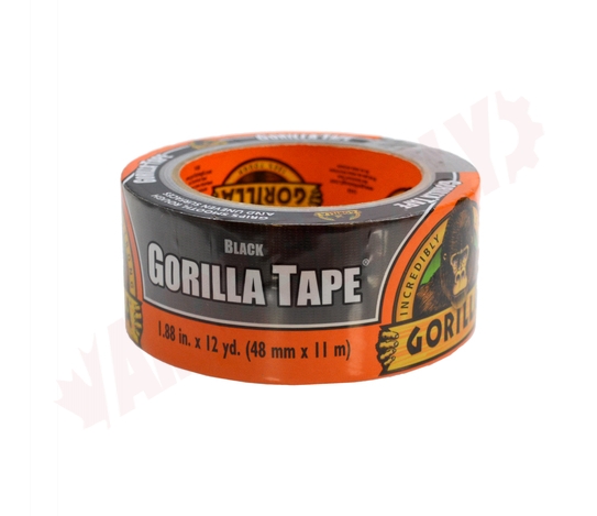 Photo 3 of 60124T : Gorilla Glue Heavy Duty Tape, Black, 1-7/8 x 36'