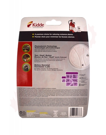 Photo 6 of PE9KCA : Kidde Battery Operated Photoelectric Smoke Alarm