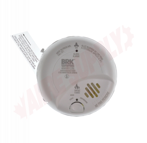 Photo 4 of SC9120BA : BRK Hardwire Ionization Smoke & Carbon Monoxide Alarm, Battery Backup