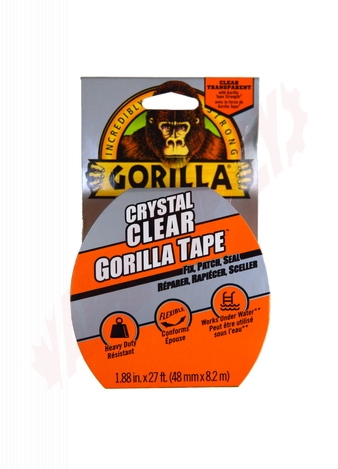 Photo 1 of 6127002 : Gorilla Clear Repair Tape, 1-7/8 x 27'
