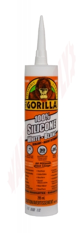 Photo 1 of 8160002 : Gorilla Silicone Sealant, 10oz, White