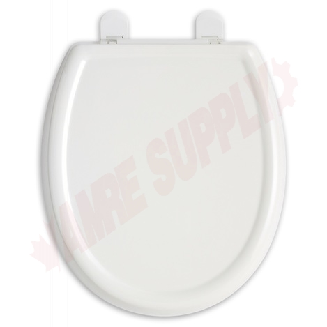 Photo 1 of 5350110.020 : American Standard Telescoping Slow Close Toilet Seat, Elongated, Closed Front, White, with Cover