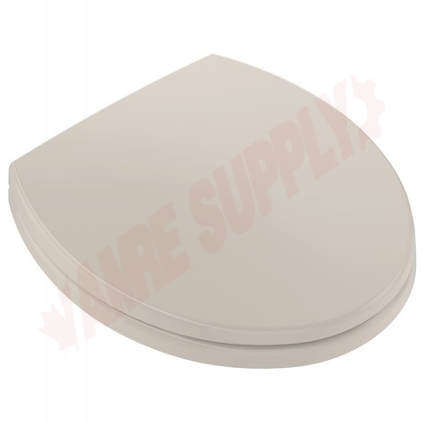 Photo 2 of SS113#03 : Toto Soft Close Toilet Seat, Round, Closed Front, Bone, with Cover
