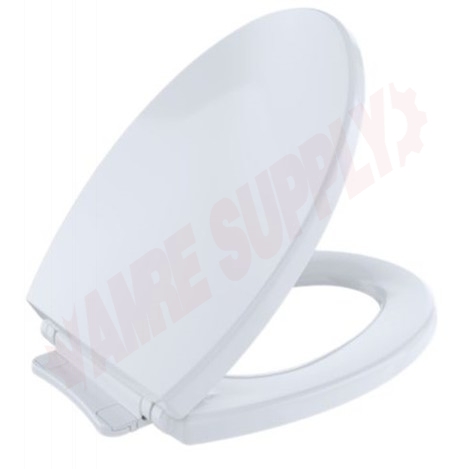 Photo 1 of SS114.01 : Toto Soft Close Toilet Seat, Elongated, Closed Front, Cotton White, with Cover