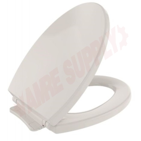 Photo 1 of SS114#12 : Toto Soft Close Toilet Seat, Elongated, Closed Front, Beige, with Cover