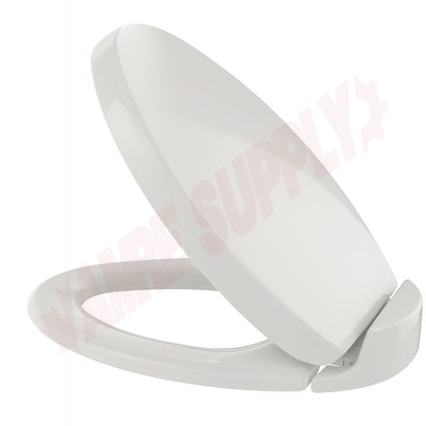 Photo 1 of SS204#11 : Toto Oval Soft Close Toilet Seat, Elongated, Closed Front, Colonial White, with Cover