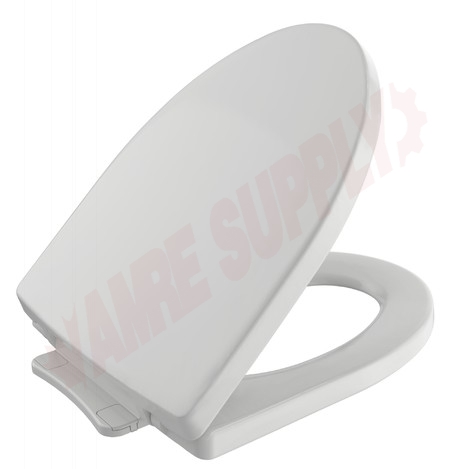 Photo 1 of SS214#11 : Toto Soirée Soft Close Toilet Seat, Elongated, Closed Front, Colonial White, with Cover