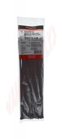 Photo 3 of CT1450ST-X-C : WiringPro 14.5 50lb Cable Tie, Black, 100/Package