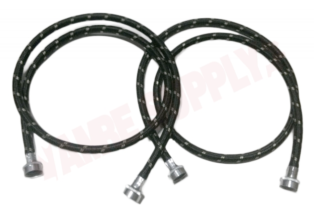 Photo 2 of 8212487RP : Whirlpool Washer Fill Hose, Nylon Braided, 5', 2/Pack